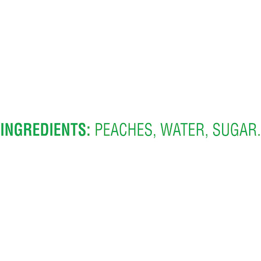Del Monte Yellow Clingstone Peaches Sliced in Extra Light Syrup, 6 x 29 oz Case - DOT product image 5