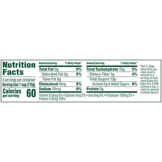 Del Monte Yellow Clingstone Peaches Diced in 100% Juice, 6 x 16 oz Case - DOT product image 5