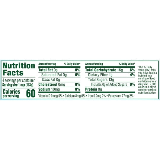 Del Monte Yellow Clingstone Peaches Diced in 100% Juice, 6 x 16 oz Case - DOT product image 6