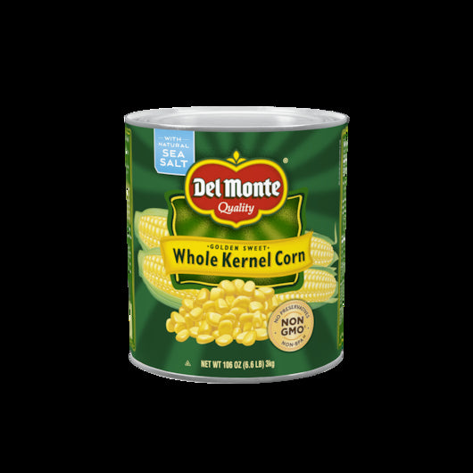 Del Monte Whole Kernel Corn, 6 x 106 oz Case - DOT product image 2