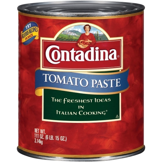 Contadina Tomato Paste, 6 x 111 oz Case - Condiments & Sauces