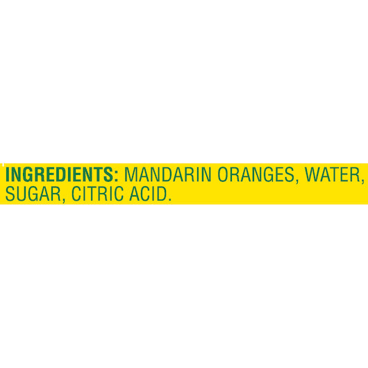 Del Monte Mandarin Oranges, 12 x 29 oz Case - DOT product image 5