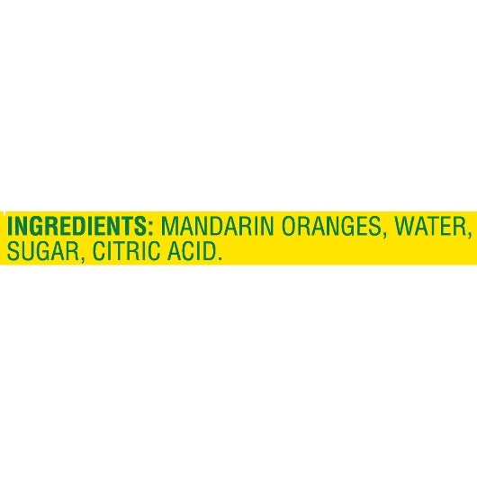 Del Monte Mandarin Oranges, 12 x 29 oz Case - DOT product image 8