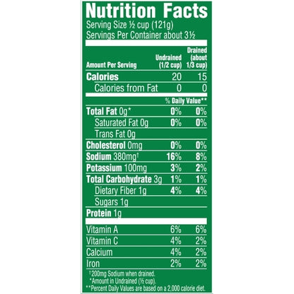 Del Monte Cut Green Beans, 24 x 14.5 oz Case - DOT product image 6