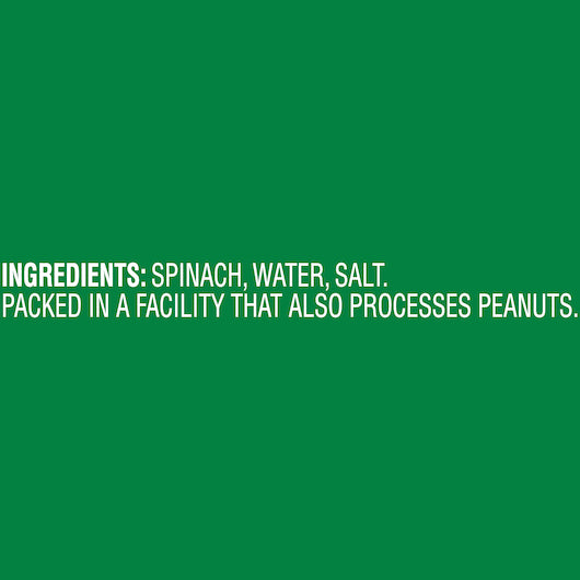 Del Monte Fresh Cut Leaf Spinach, 12 x 13.5 oz Case - DOT product image 4