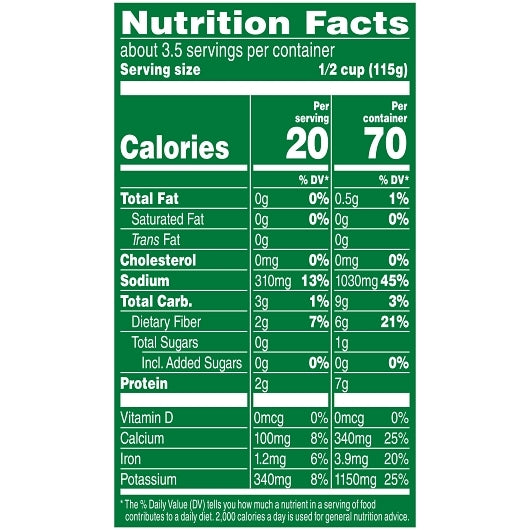 Del Monte Fresh Cut Leaf Spinach, 12 x 13.5 oz Case - DOT product image 5
