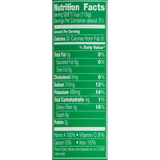 Del Monte Fresh Cut Leaf Spinach, 12 x 13.5 oz Case - DOT product image 6