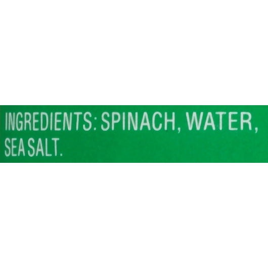 Del Monte Fresh Cut Leaf Spinach, 12 x 13.5 oz Case - DOT product image 8
