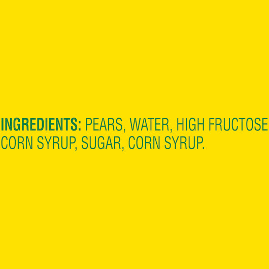 Del Monte Pears Halves in Heavy Syrup, 12 x 15.25 oz Case - DOT product image 3