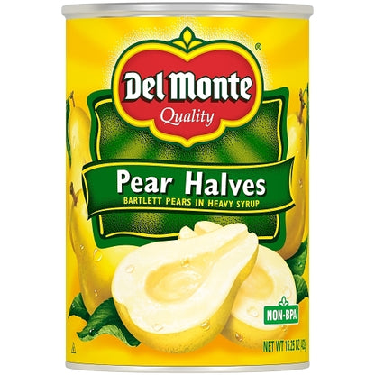 Del Monte Pears Halves in Heavy Syrup, 12 x 15.25 oz Case - DOT product image 2