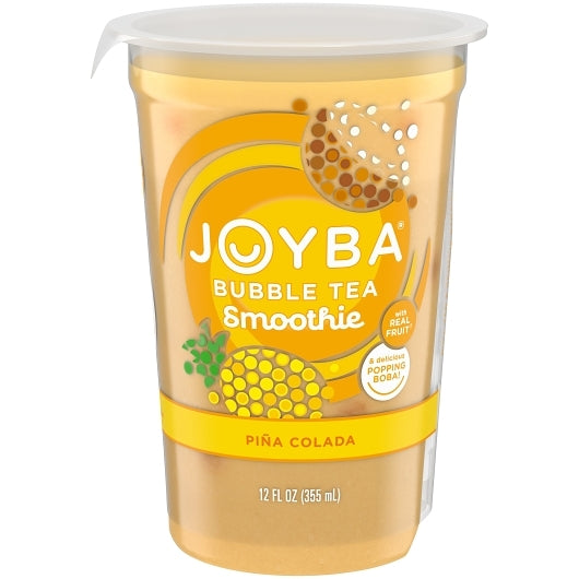 Joyba Non Dairy Pina Colada Bubble Tea Smoothie, 6 x 12 fl oz Case - Beverages