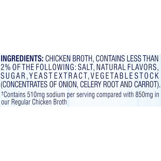 College Inn Low Sodium Chicken Broth, 12 x 48 oz Case - DOT product image 7
