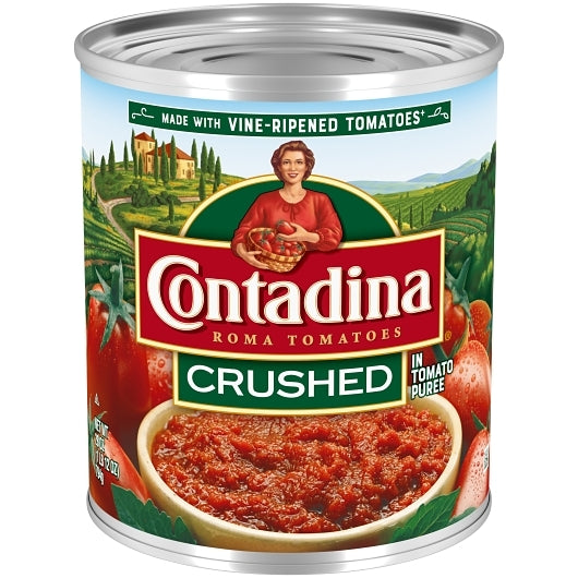 Contadina Original CRUSHED TOMATOES, 6 x 28 oz Case - Pantry Ingredients