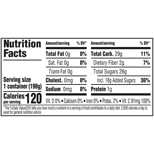 Fruit Naturals Cherry Mixed Fruit In Extra Light Syrup, 12 x 7 oz Case - DOT product image 8