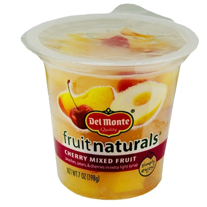 Fruit Naturals Cherry Mixed Fruit In Extra Light Syrup, 12 x 7 oz Case - Beverages
