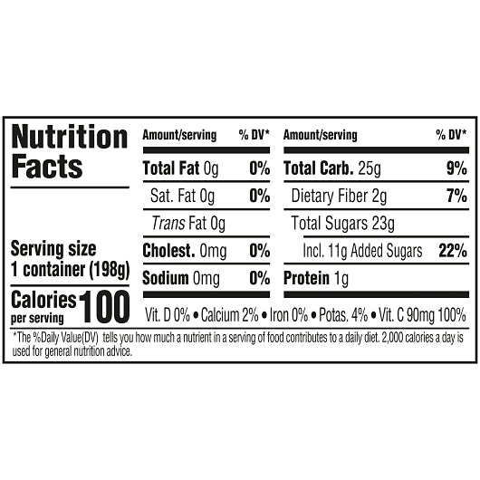 Del Monte Mango Chunks in Extra Light Syrup, 12 x 7 oz Case - DOT product image 8