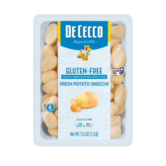 De Cecco Fresh Potato Gnocchi, 12 x 1.1 lb Case - Pantry Ingredients