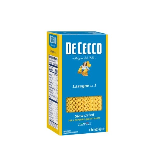 De Cecco No. 1 Lasagna, 12 x 1 lb Case - DOT product image 2
