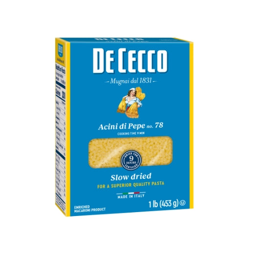 De Cecco No. 78 Acini Di Pepe, 20 x 1 lb Case - DOT product image 2