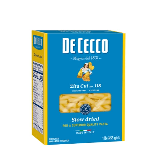 De Cecco No. 118 Zita Cut, 12 x 1 lb Case - Pantry Ingredients