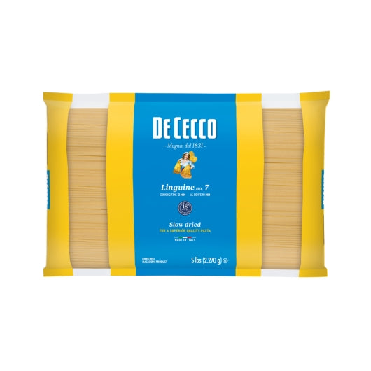 Pasta Linguine No. 7 Linguine, 4 x 5 lb Case - Pantry Ingredients