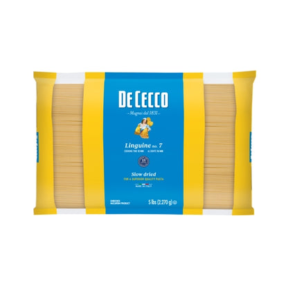 Pasta Linguine No. 7 Linguine, 4 x 5 lb Case - Pantry Ingredients