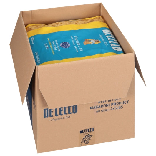 De Cecco No. 93 Farfalle, 4 x 5 lb Case - DOT product image 7