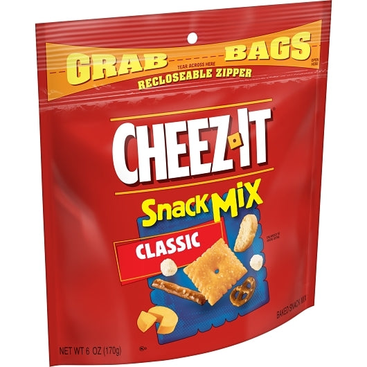 Cheez-It Grab Bag Reclosable Classic Snack Mix, 8 x 6 oz Case - DOT product image 3