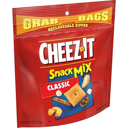 Cheez-It Grab Bag Reclosable Classic Snack Mix, 8 x 6 oz Case - DOT product image 3