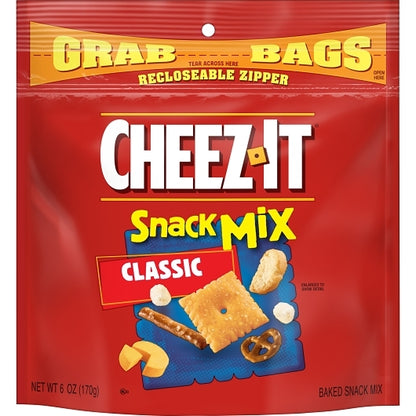 Cheez-It Grab Bag Reclosable Classic Snack Mix, 8 x 6 oz Case - DOT product image 6