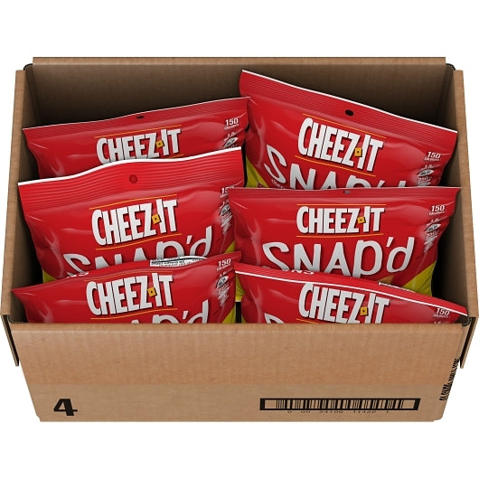 Kellogg'S Cheez It Snap'd Double Cheese Crackers, 6 x 2.2 oz Case - DOT product image 6