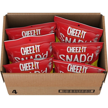 Kellogg'S Cheez It Snap'd Double Cheese Crackers, 6 x 2.2 oz Case - DOT product image 6