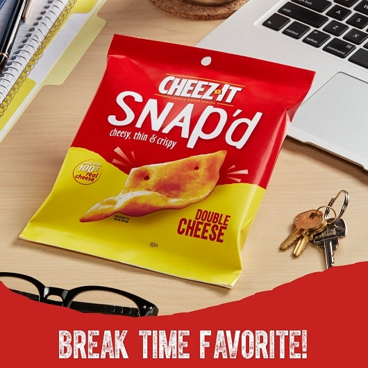 Kellogg'S Cheez It Snap'd Double Cheese Crackers, 6 x 2.2 oz Case - DOT product image 4