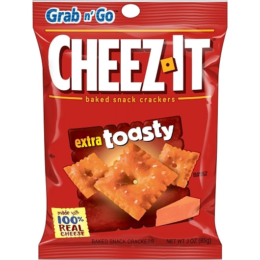 Kellogg'S Cheez It CRACKERS EXTRA TOASTY, 6 x 6 x 3 oz Case - DOT product image 2