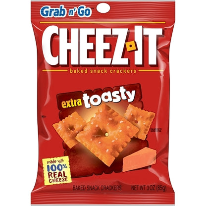 Kellogg'S Cheez It CRACKERS EXTRA TOASTY, 6 x 6 x 3 oz Case - DOT product image 5