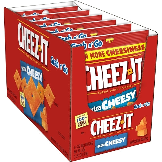 Kellogg's CRACKERS EXTRA CHEESY, 6 x 6 x 3 oz Case - DOT product image 7