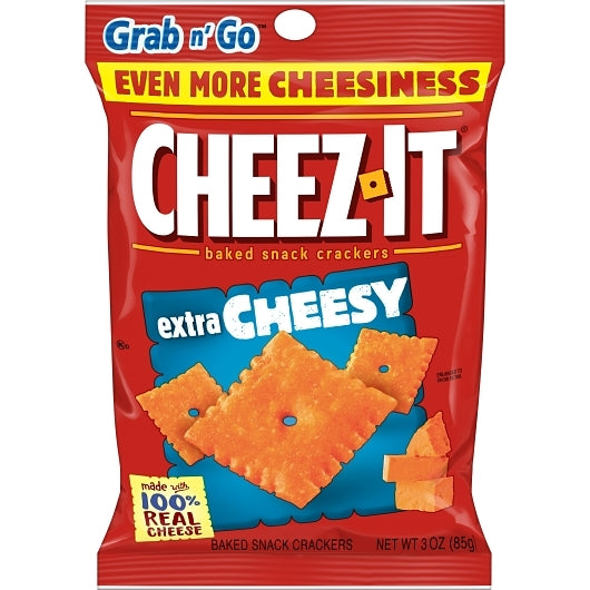 Kellogg's CRACKERS EXTRA CHEESY, 6 x 6 x 3 oz Case - DOT product image 3