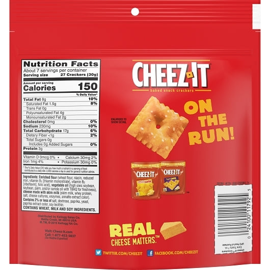 Kellogg's Crackers Extra TOASTY, 6 x 7 oz Case - DOT product image 8