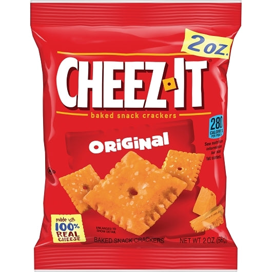 Cheez-It Original Crackers, 60 x 2 oz Case - Crackers & Grahams