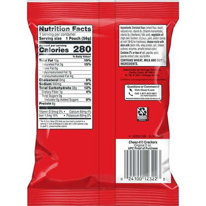 Cheez-It Original Crackers, 60 x 2 oz Case - DOT product image 8