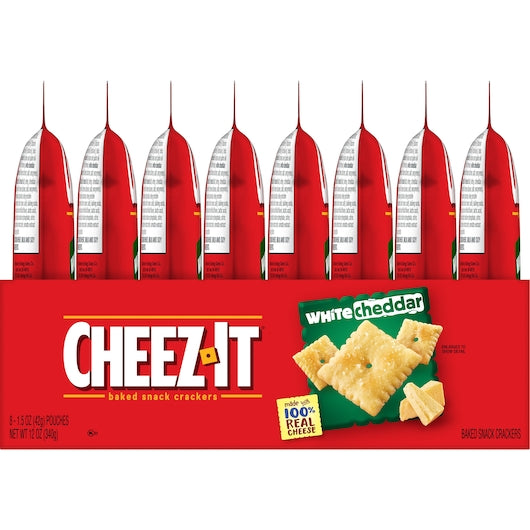 Cheez-It White Cheddar Crackers, 6 x 8 x 1.5 oz Case - DOT product image 8