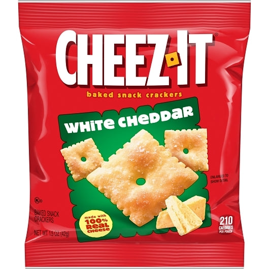 Cheez-It White Cheddar Crackers, 6 x 8 x 1.5 oz Case - DOT product image 2