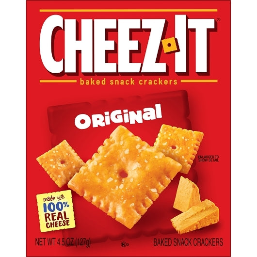 Cheez-It Original Crackers, 12 x 4.5 oz Case - DOT product image 2
