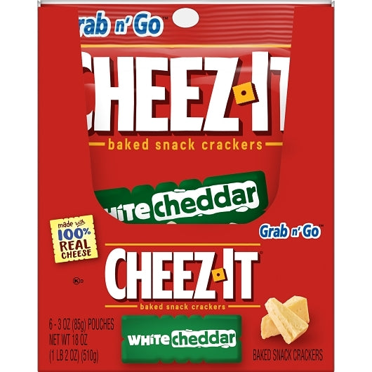 CheezIt White Cheddar Cracker, 36 x 18 oz Case - DOT product image 4
