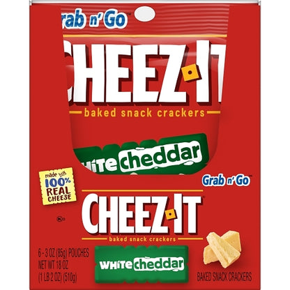 CheezIt White Cheddar Cracker, 36 x 18 oz Case - DOT product image 4