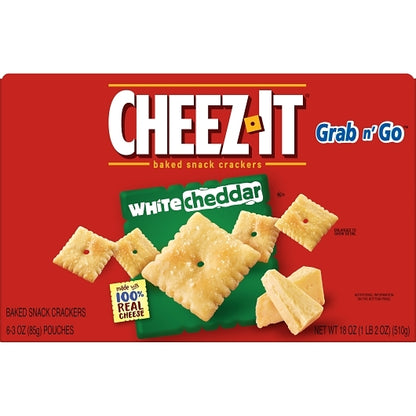 CheezIt White Cheddar Cracker, 36 x 18 oz Case - DOT product image 6