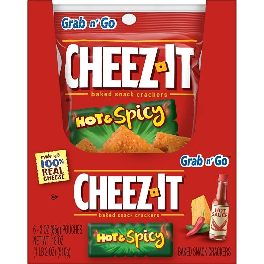 Kelloggs Kelloggs Cheez Hot & Spicy Snack, 6 x 6 x 3 oz Case - DOT product image 3