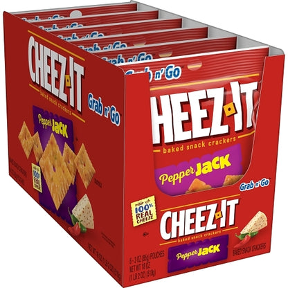 Cheez It Baked Pepper Jack Crackers, 6 x 6 x 3 oz Case - DOT product image 5