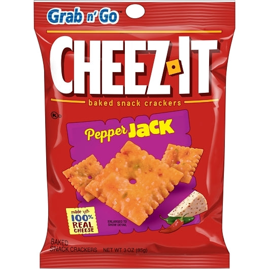 Cheez It Baked Pepper Jack Crackers, 6 x 6 x 3 oz Case - DOT product image 2