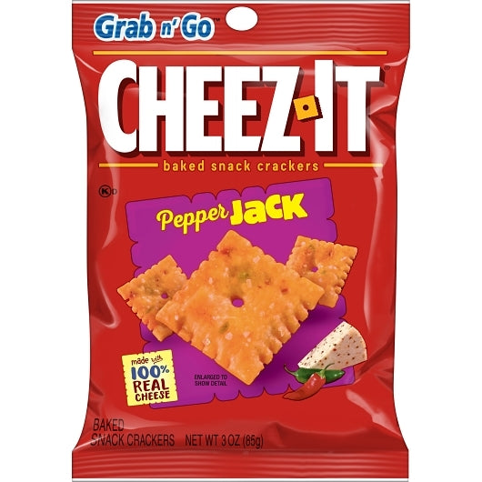 Cheez It Baked Pepper Jack Crackers, 6 x 6 x 3 oz Case - DOT product image 4